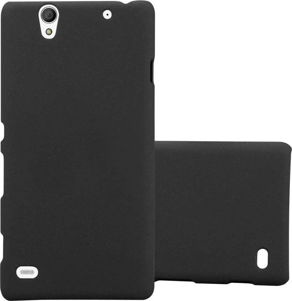 Cadorabo Custodia Sony Xperia C4 - Cover Rigida Nera Protettiva Elegante