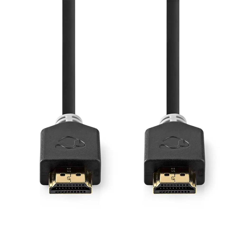 Câble HDMI 4K ARC 10.2 Gbps de 15m Nedis Haute Vitesse en PVC Anthracite