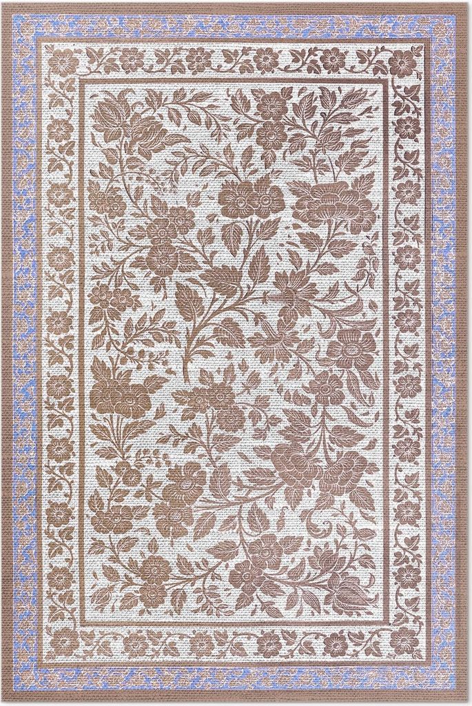 Hippie Lac Pale von Sir Matthew Digby Wyatt – Vinylteppich – 120x180 cm – Indoor Teppich – Flur – Pflegeleicht – Modern