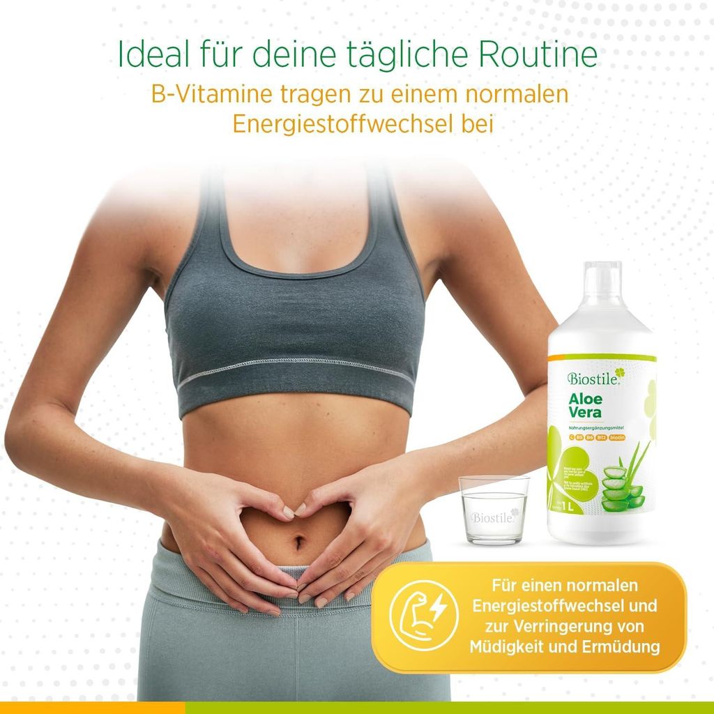 Biostile Aloe Vera  Natrliches Aloe Vera Elixier mit