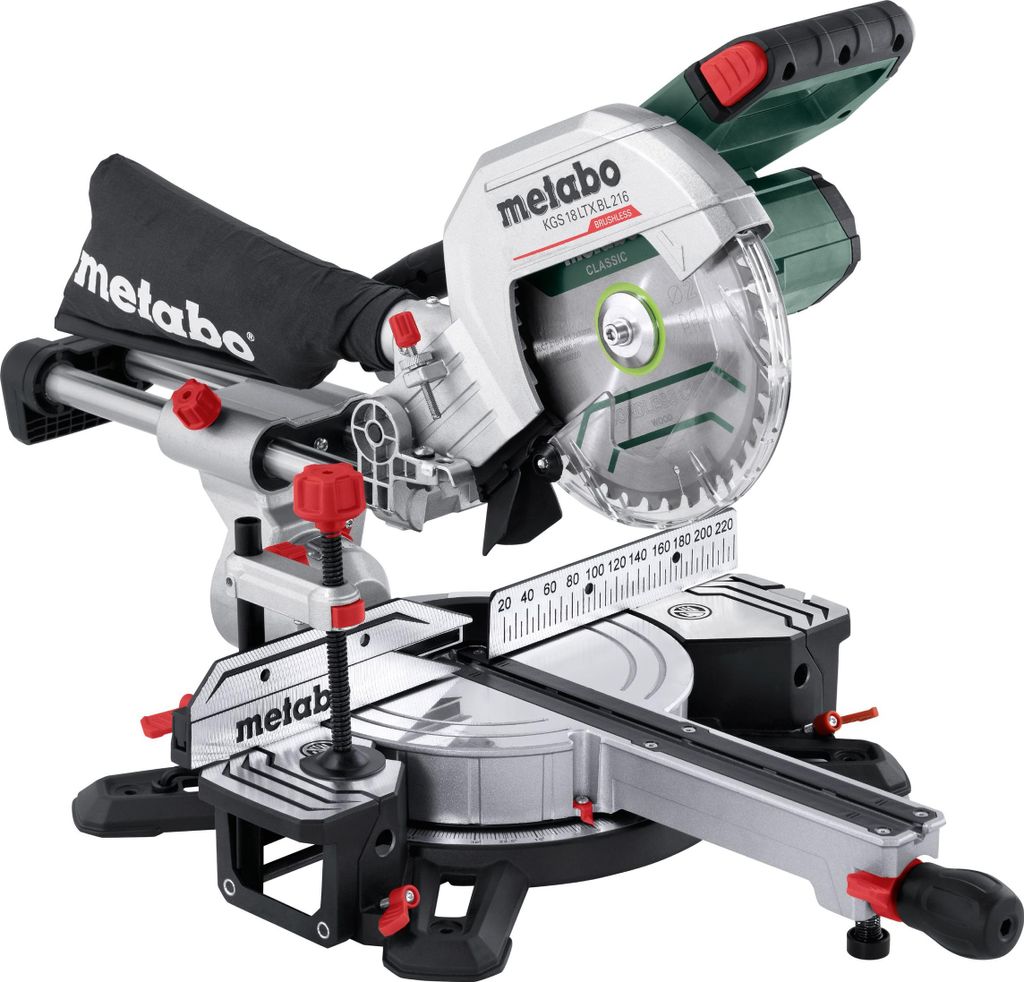 Metabo KGS 18 LTX BL 216 Akku-Kappsäge (18V, mit Zugfunktion) 614216850