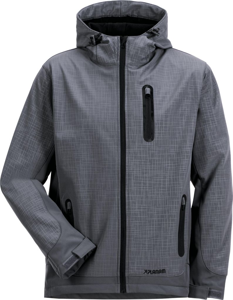 Größe XXL Herren Planam Outdoor Softshell Cube Softshelljacke schiefer Modell 3701