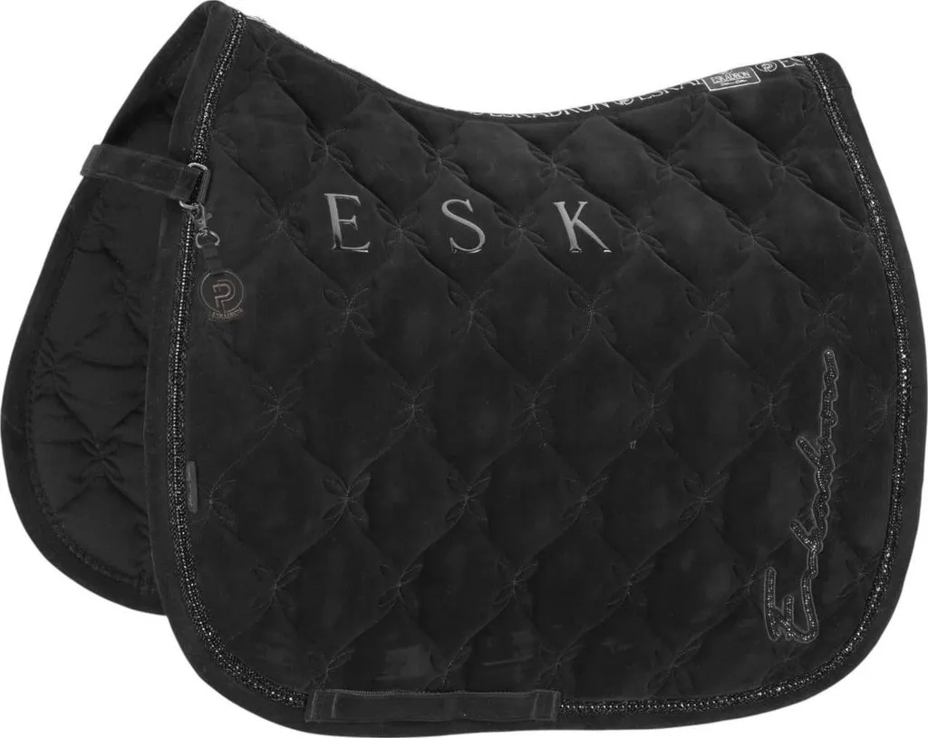 Schabracke Eskadron Platinum 2025 Velours Crystal Noir Anti-Friction