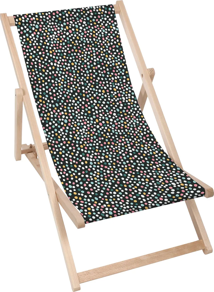 Lettino Sdraio Dreamroots Legno Faggio 130kg Pois: Robusto e Sicuro