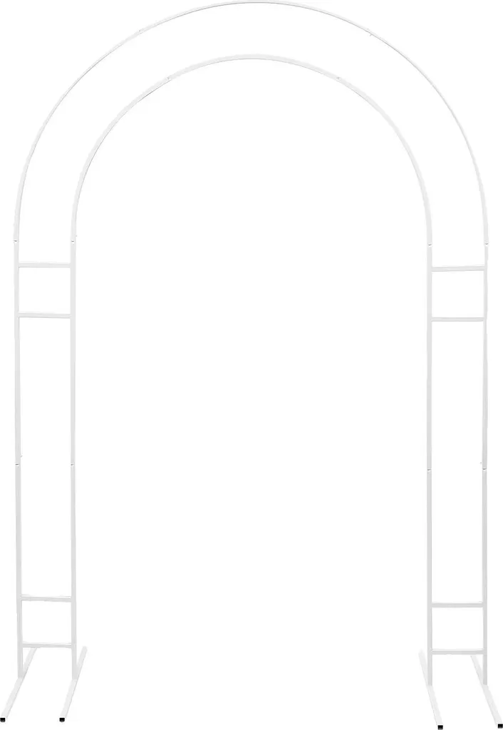 Arche de mariage en acier blanc taille L - Structure déco événementielle