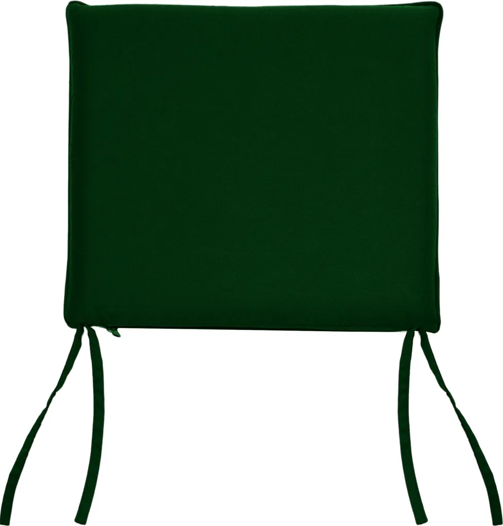 Coussin d'assise Teako Design pour chaise pliante 40x37 cm Vert Foret