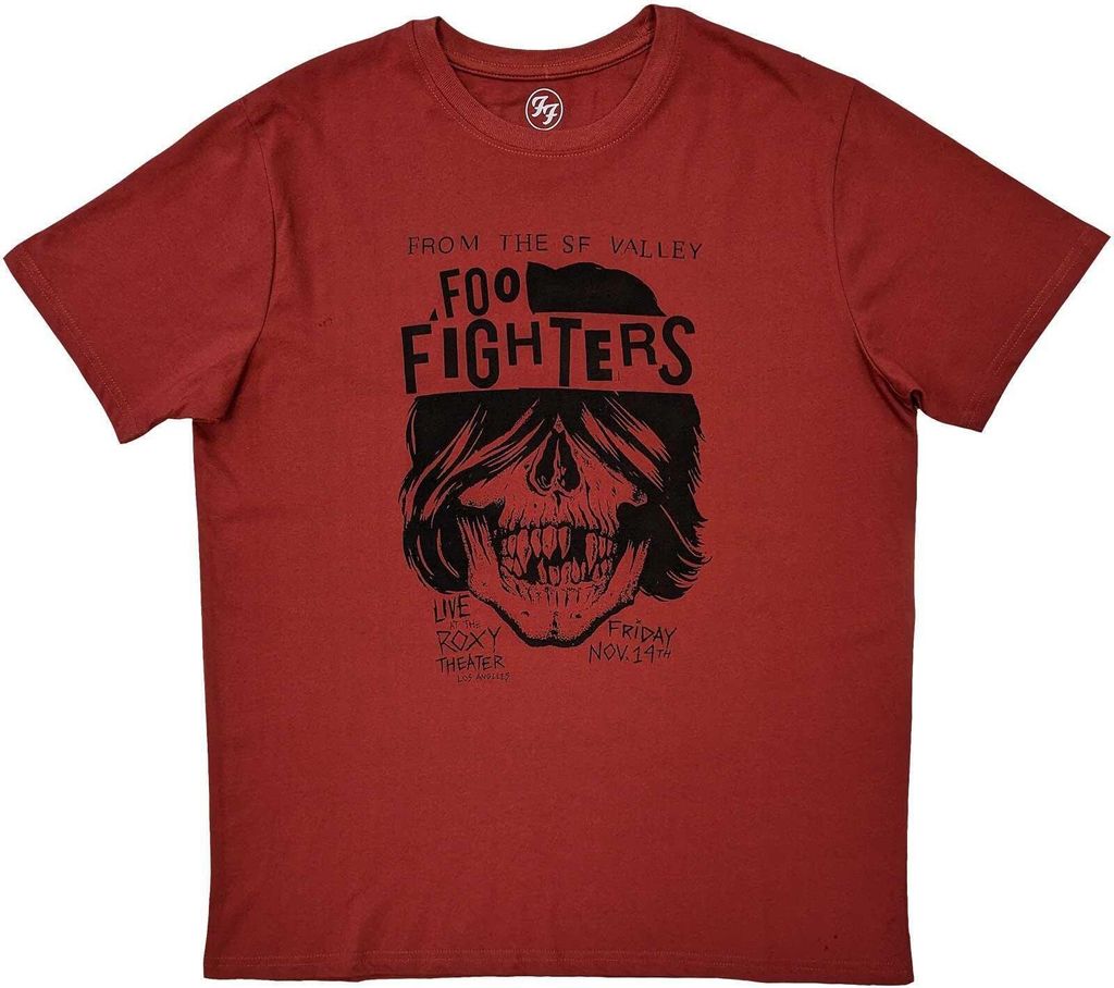 Foo Fighters - "SF Valley" T-Shirt für Herren/Damen Uni RO5920 (M) (Rot)