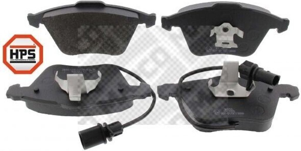 MAPCO Bremsbeläge Satz Vorne für AUDI A6 Avant (4F5, C6) 6792HPS