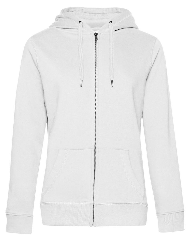 B&C - "Queen" Kapuzenpullover Mit Reißverschluss für Damen FK2969 (S) (Weiß)