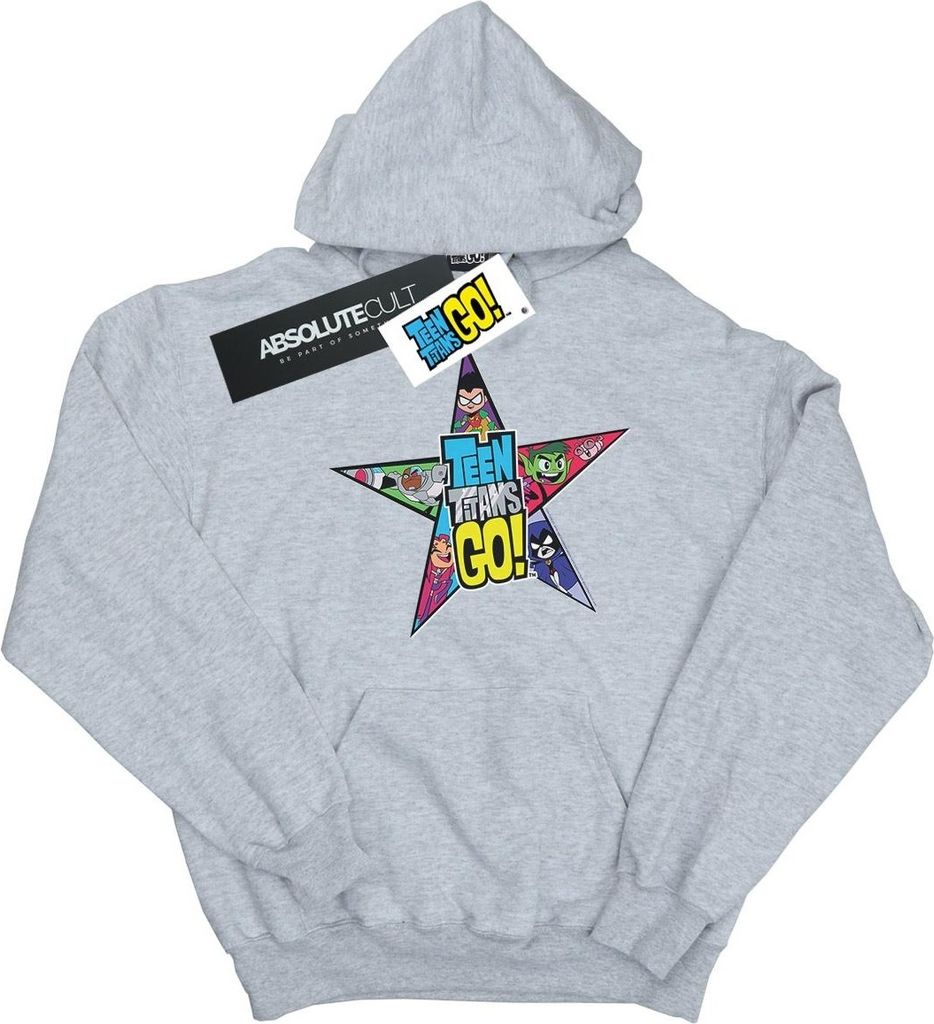 DC Comics - "Teen Titans Go" Kapuzenpullover für Jungen BI13340 (116) (Grau)