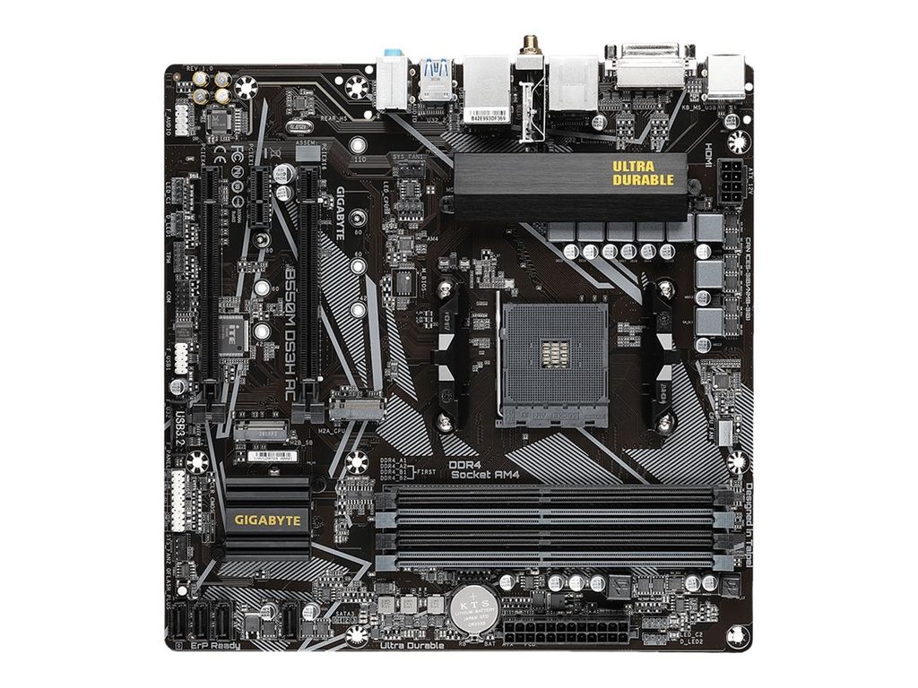 GIGABYTE B550M DS3H AC, AMD, Socket AM4, AMD Ryzen 3000 Zdjęcie produktu 