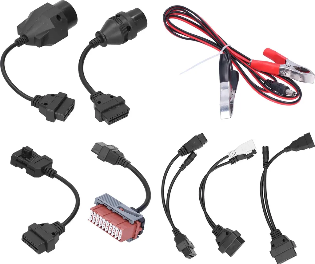 Jeu de 8 câbles OBD diagnostic auto complet pour valise multimarque