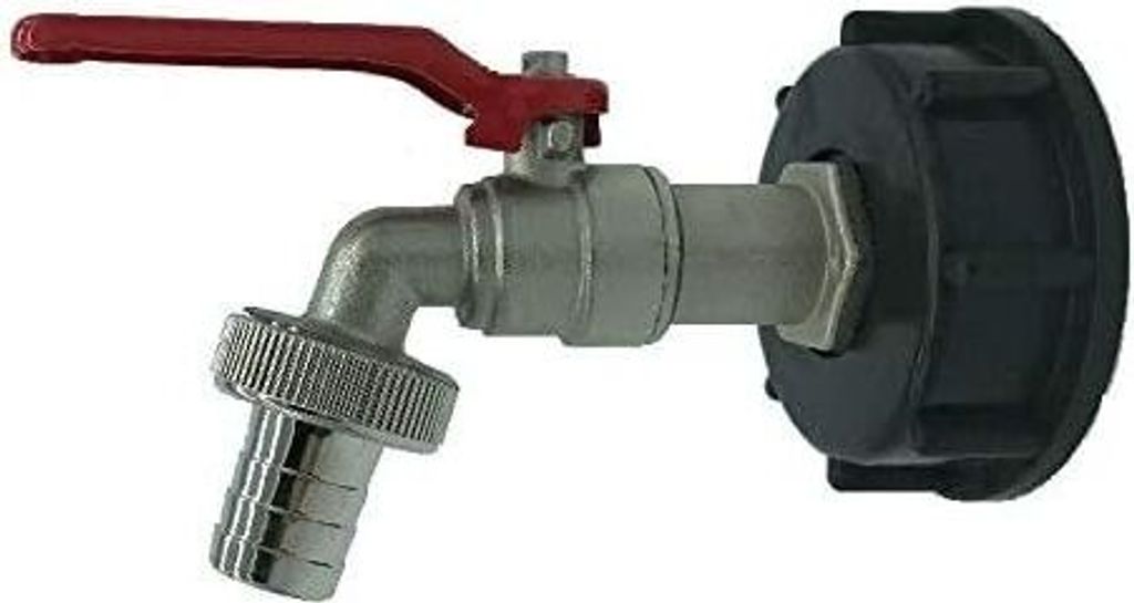 Miko Adapter mit 3/4" Auslaufhahn für IBC Regenwassertank