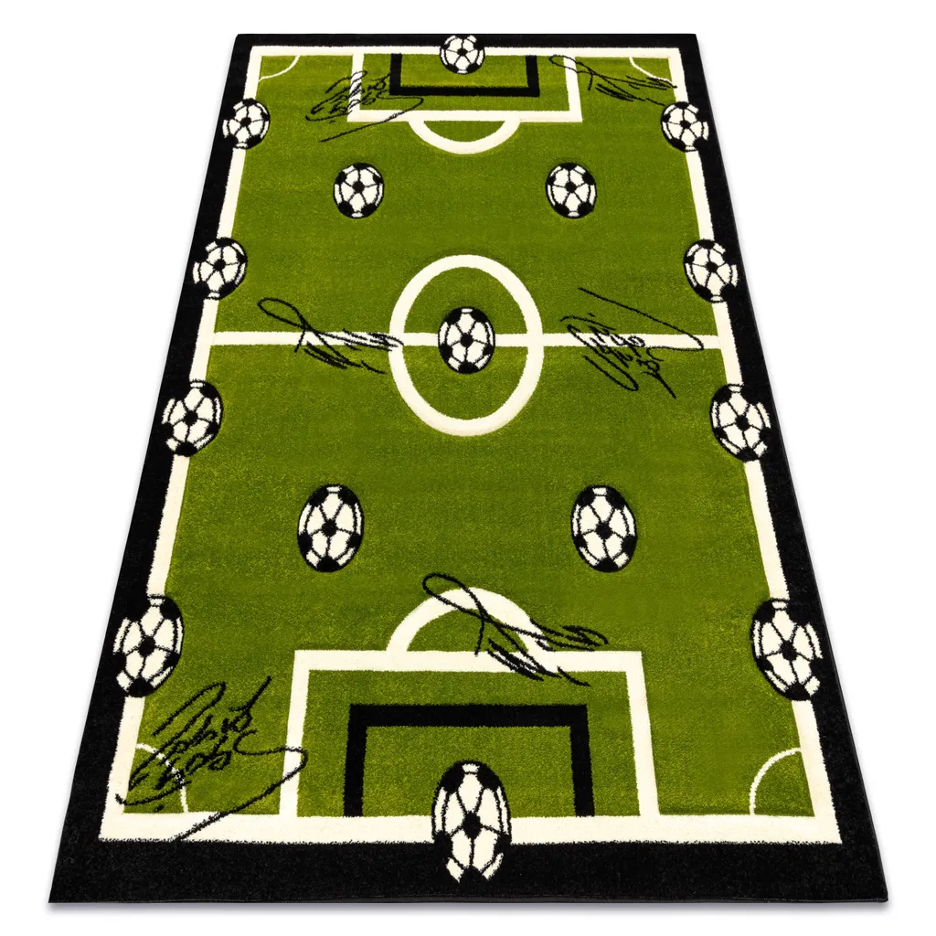 Grand Tapis de Jeu Football Vert 160x220 cm PILLY pour Salle de Jeux
