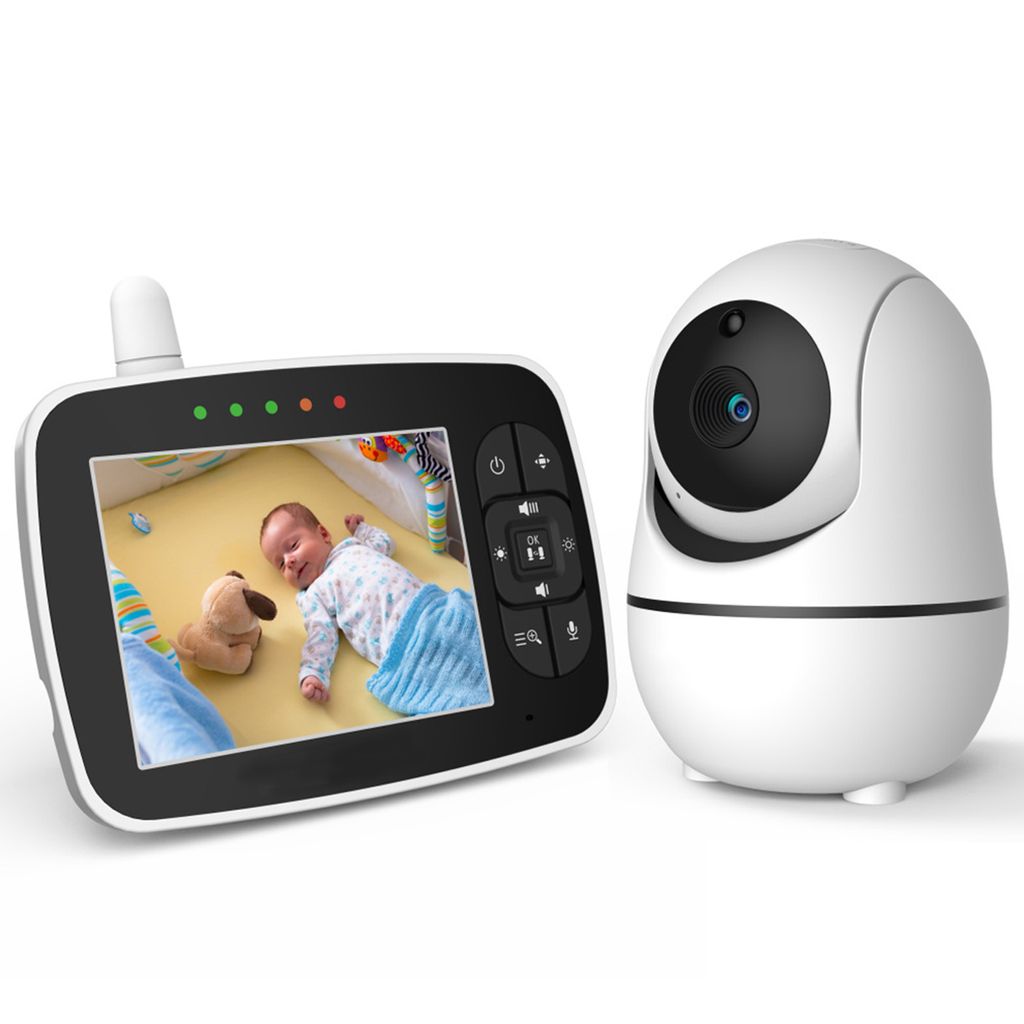 Wireless 4,3" Babyphone Video Monitor Digitaler Nachtsichtkamera Split Screen DE 