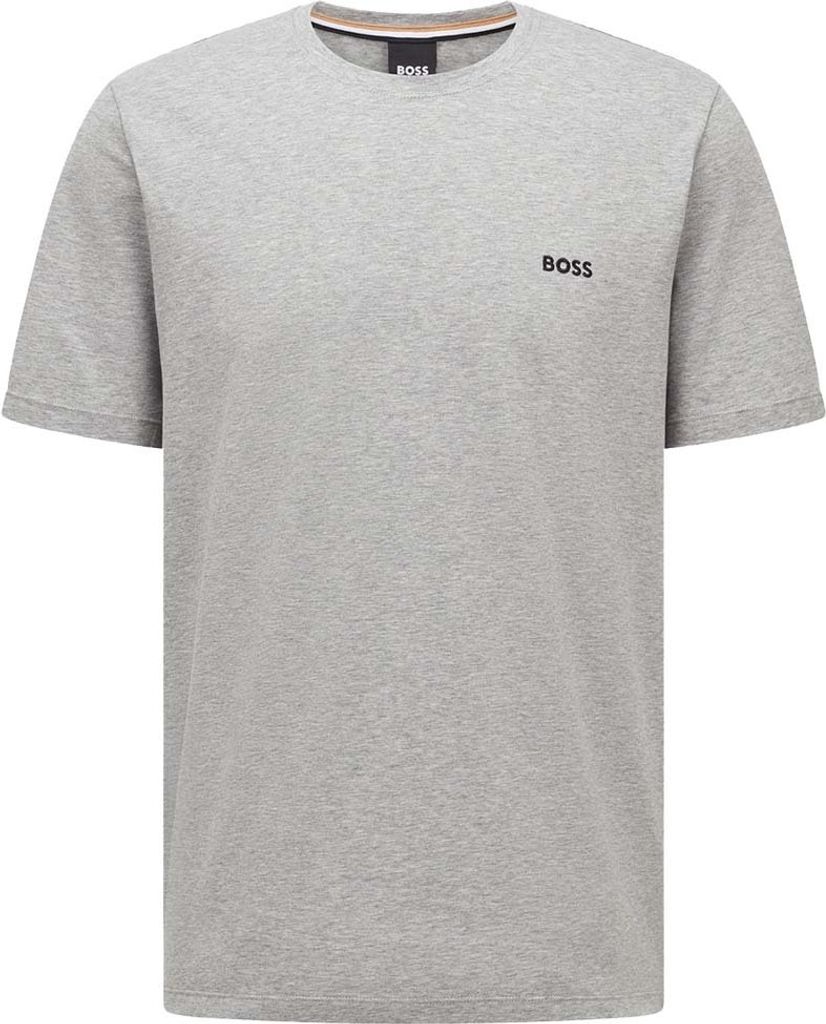 BOSS Herren O T-Shirt Mix Match Schlafanzugoberteil Grau Blau Schwarz Grau XXL