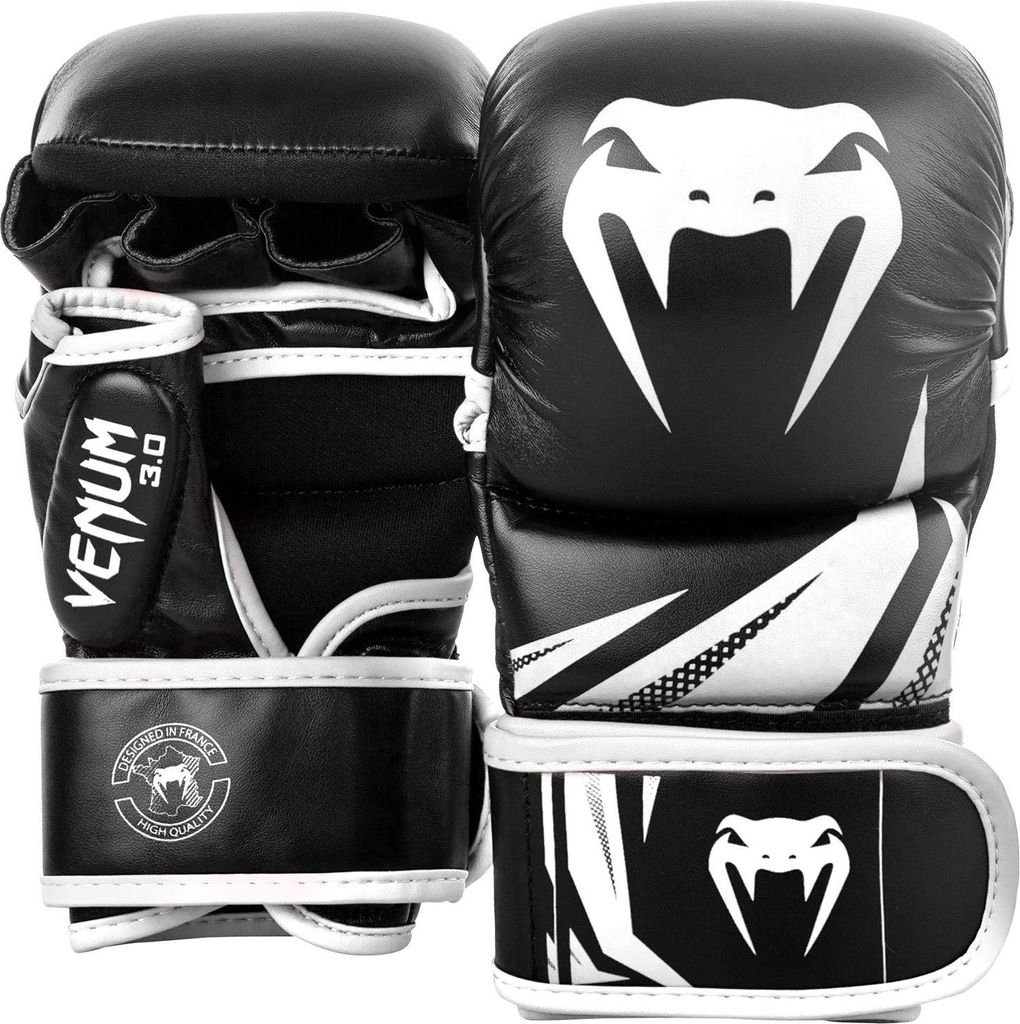Venum Uni Handschue Challenger 3.0 Mma Sparring Handschuhe, Schwarz/Weiß, M EU