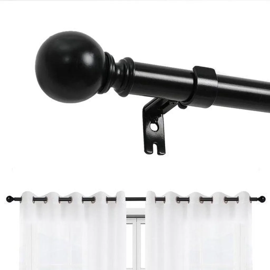 Double store enrouleur noir et transparent, largeur modulable 81-198 cm