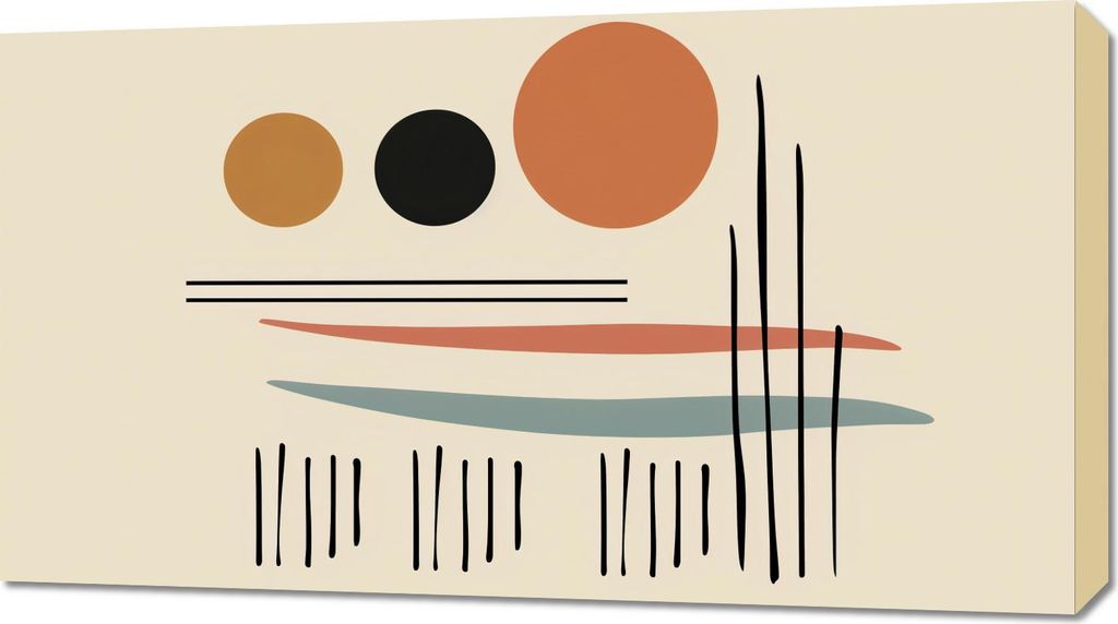 Bild 90x50cm Illusion des Horizonts