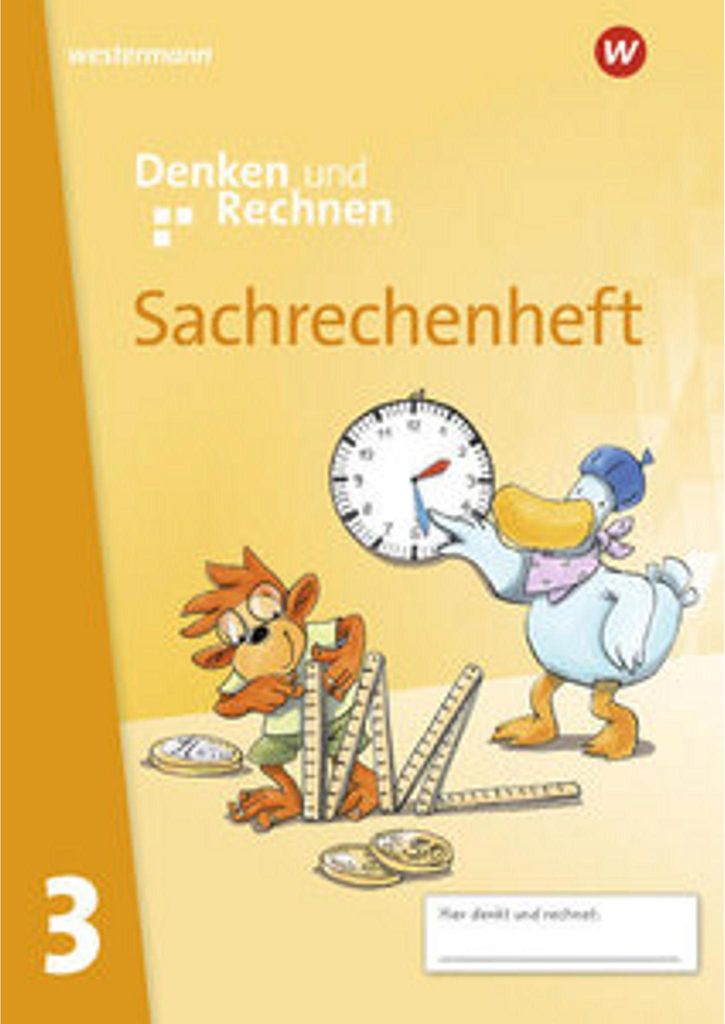 Denken und Rechnen 3. Sachrechenheft. Zusatzmaterialien Immagine del prodotto 