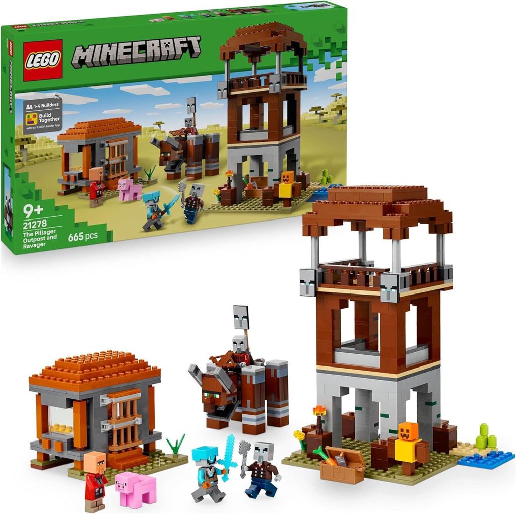 LEGO® Minecraft® 21278 La base du prédateur et du Image du produit 