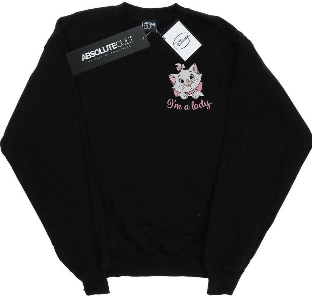 Disney - "Aristocats I'm A Lady" Sweatshirt für Herren BI17547 (S) (Schwarz)