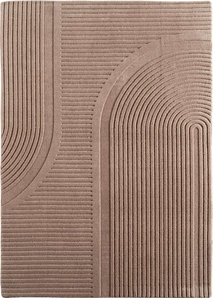 Tapis de couloir 80x250cm beige Pompei Ola pour réchauffer le sol
