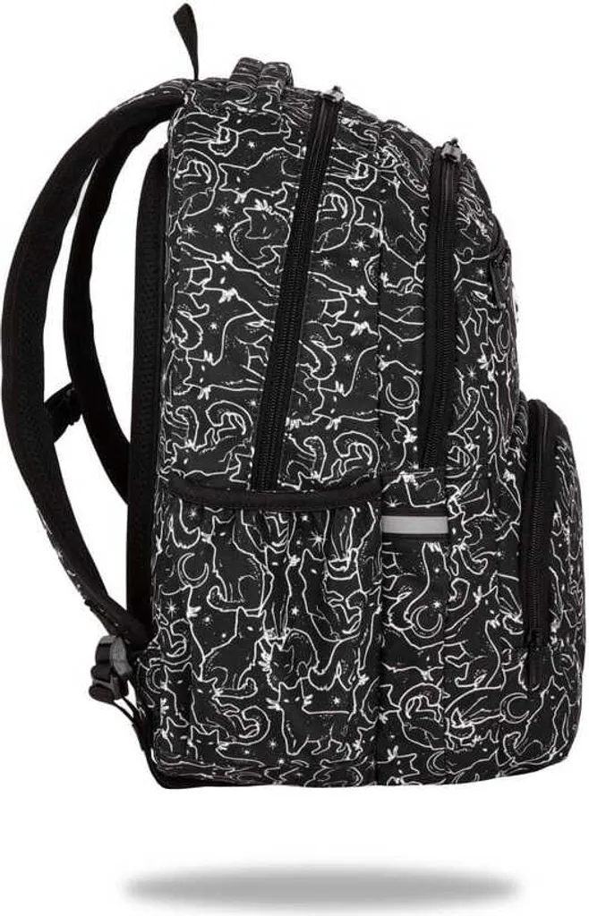 Sac à dos enfant Coolpack Pick ergonomique et léger motif chat noir
