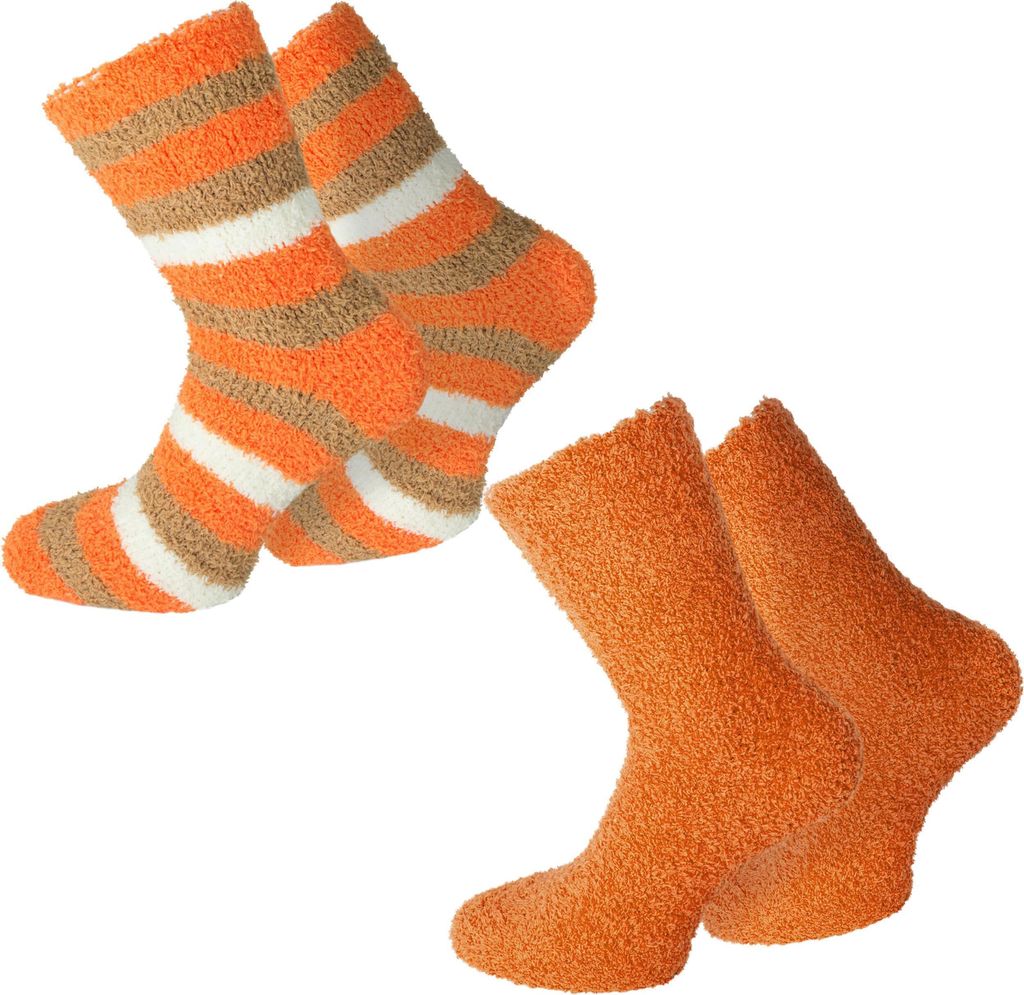 normani 2 Paar Kuschel-Socken Ringel