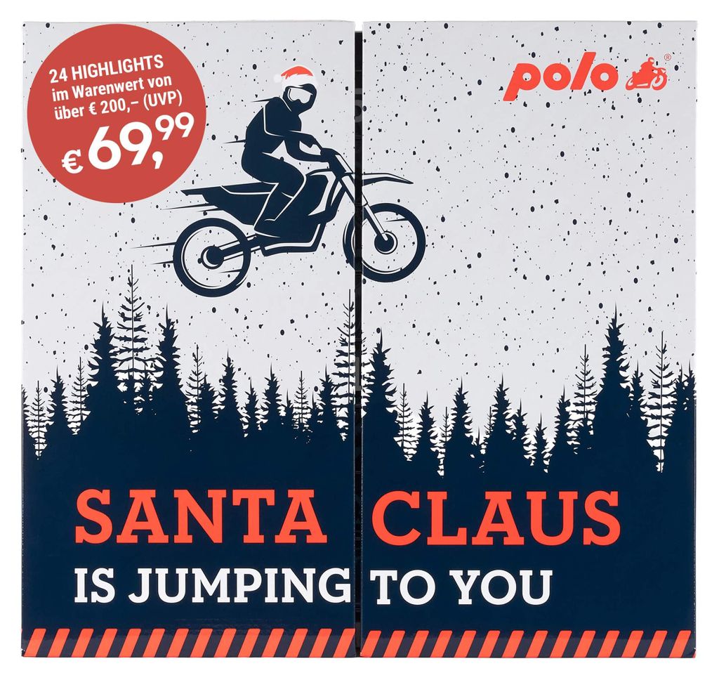 POLO Motorrad Adventskalender 2025, Limitierte Edition, Produktbild 