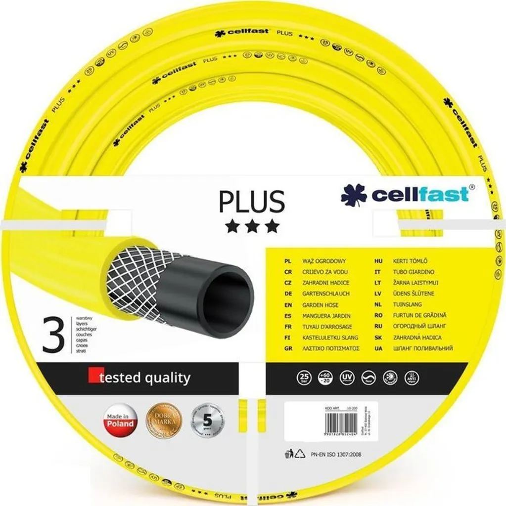Tuyau d'arrosage anti-pli 1 pouce 30m - Fini les nœuds avec CF Plus