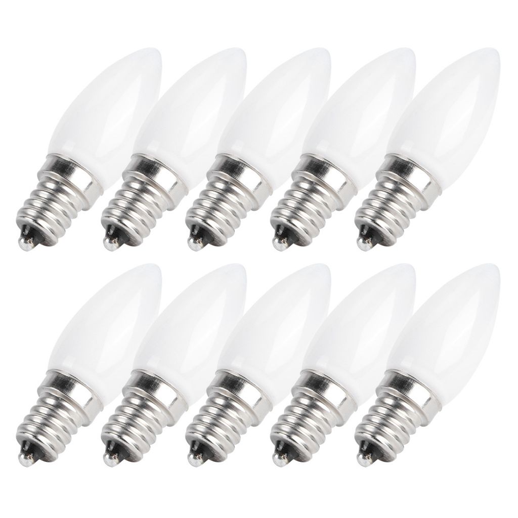 10 mini LED sviečkových žiaroviek E12, 1,5 W, 230 V Obrázok produktu 