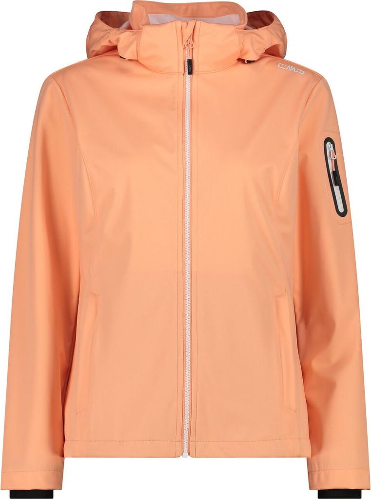 CMP WOMAN JACKET ZIP HOOD orange 34