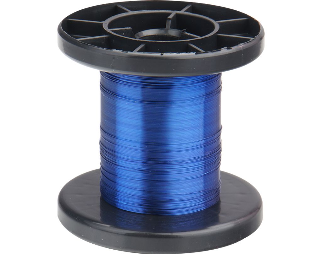 Kupfer Lackdraht Ø 0,15 mm blau