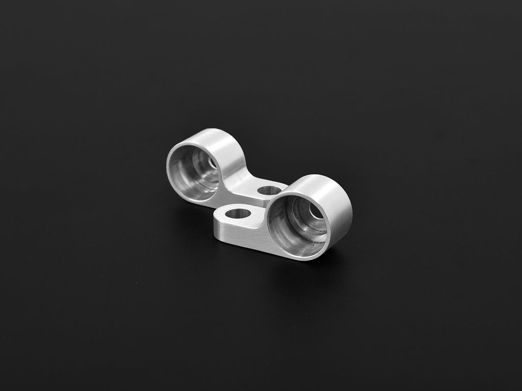 LED Blinker getönt mit Alugehäuse für Lenkerarmaturen silber Typ4