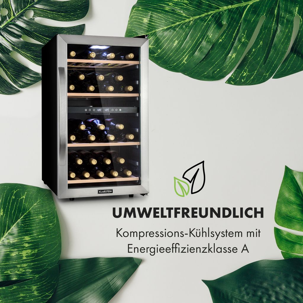 Klarstein Weinkühlschrank, Getränkekühlschrank Schmal, Produktbild 7