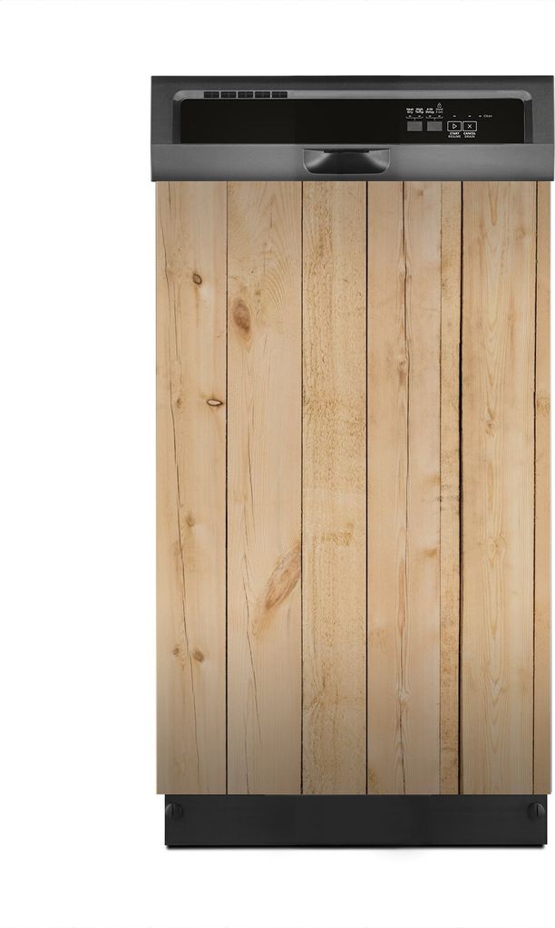 Aufkleber sticker 45x70 cm Dekorative folie Spülmaschine - Helles Holz