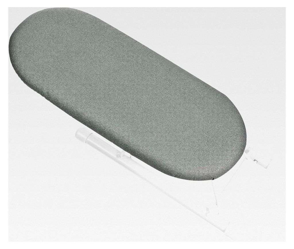 Bügelbrett mit hitzebeständigem Silberbezug 26X11X8cm klappbar und kompakt für Zuhause und Näharbeiten in kleinen Räumen