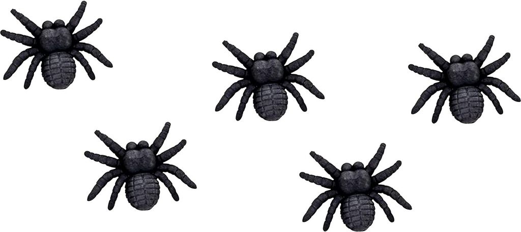 5 Stück - Spinne Radiergummi Radierer 3cm