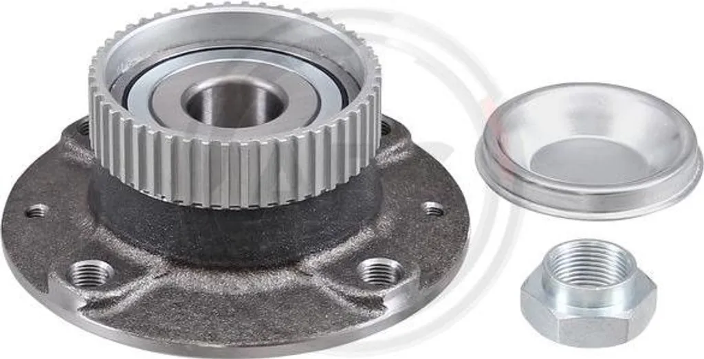 Moyeu de roue en acier forgé anti-corrosion pour Peugeot 206 2A/C