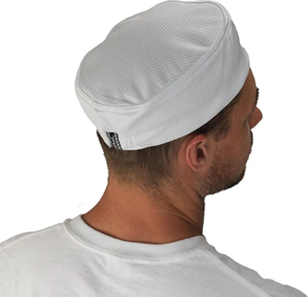 Look Pro in Cucina: Le Chef DF14 Staycool Skull Cap Bianco L | Beanie Chef