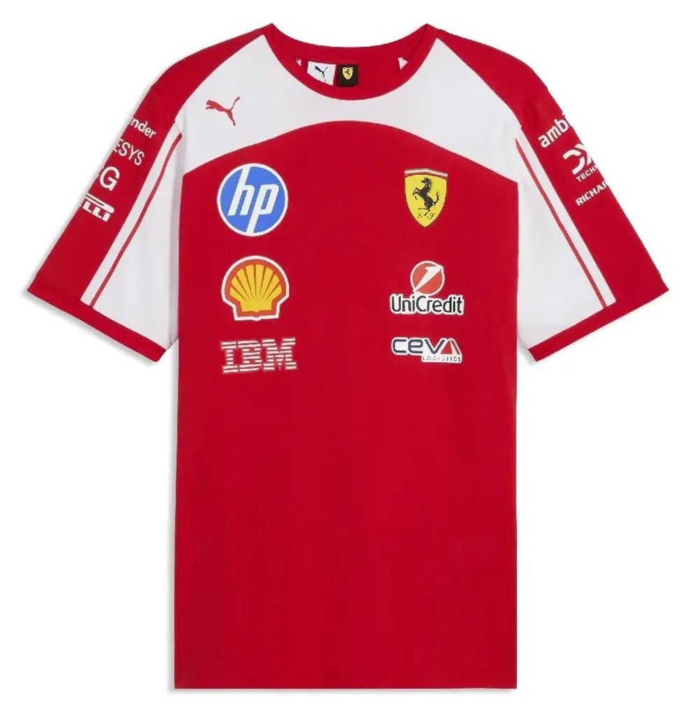 Puma Sf Ferrari Replica Tričko s krátkym rukávom Červené M Obrázok produktu 