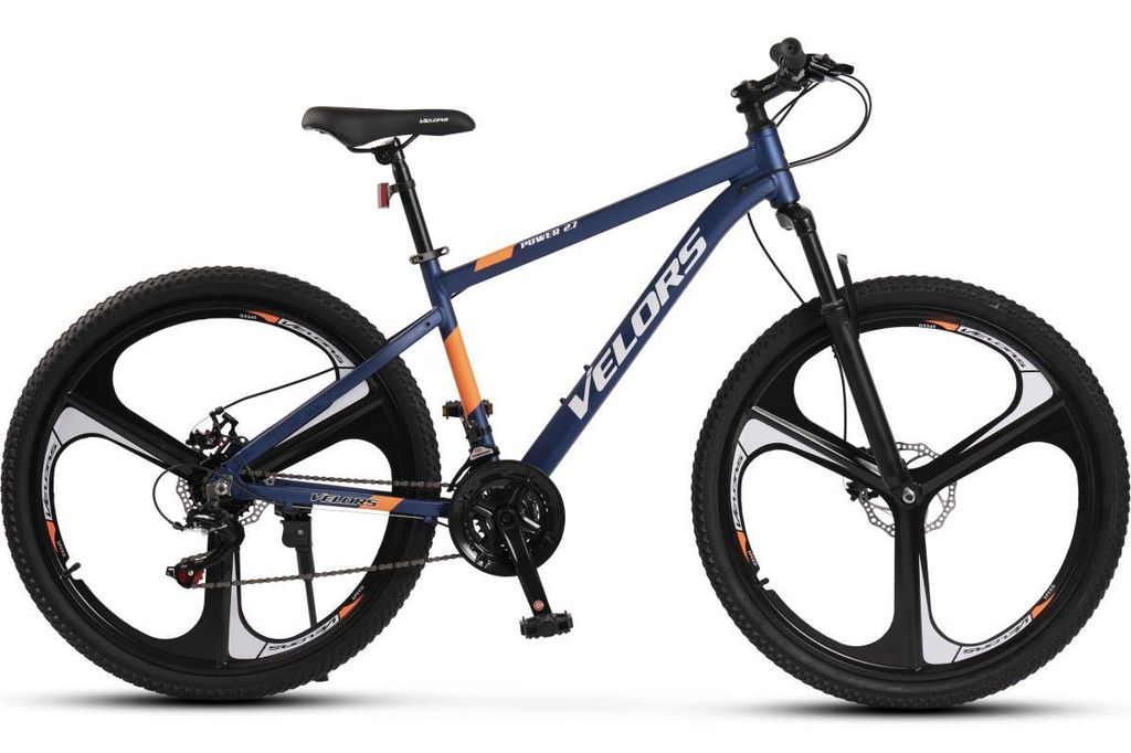 AIORBER MTB Hardtail 27,5 Zoll Aluminium, Shimano 21 Gang, Federgabel, Scheibenbremsen, vormontiert, Unisex Trail Fahrrad, Blau