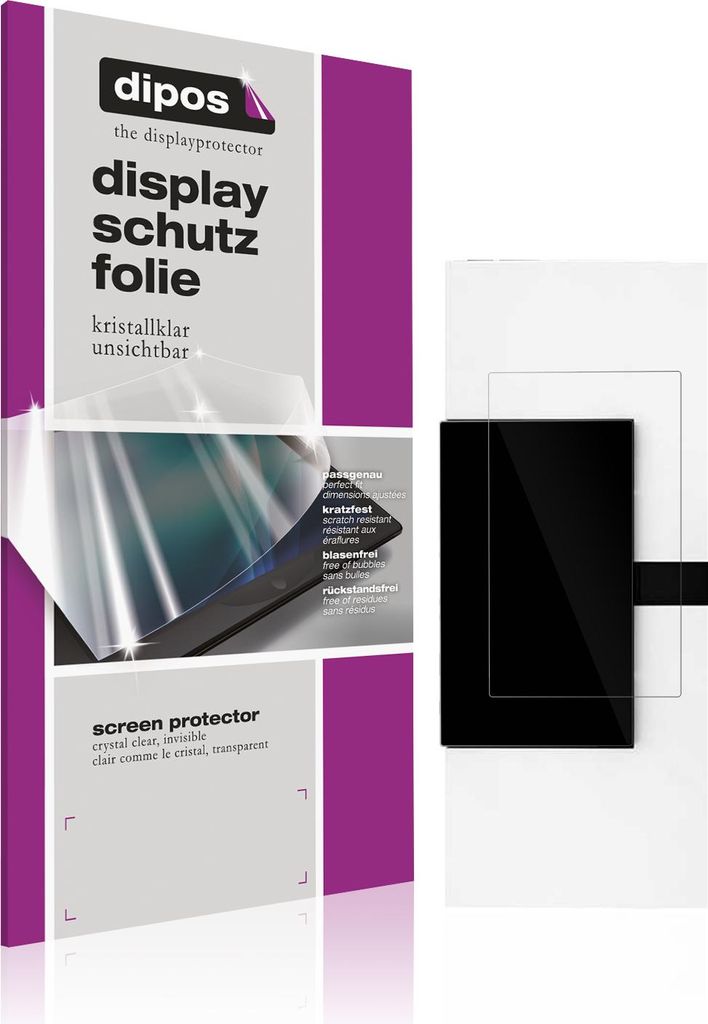2x Schutzfolie für Jura ENA 4 klar Displayschutzfolie Folie Display Schutz dipos