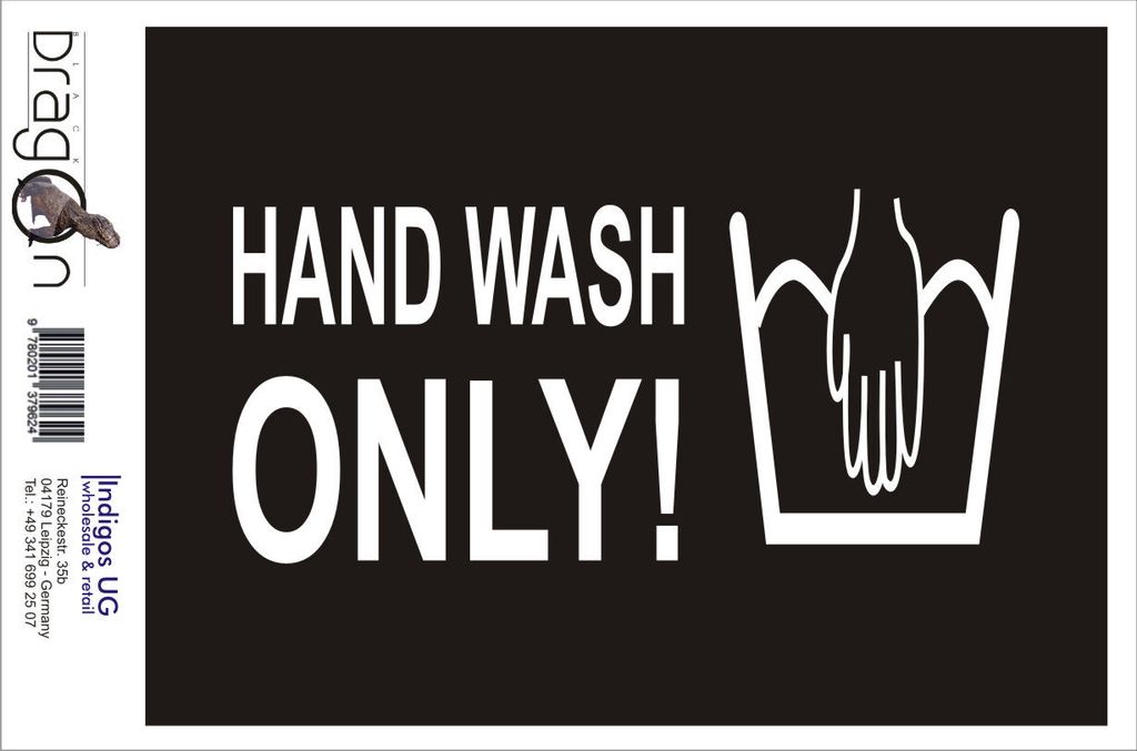 Aufkleber / Autoaufkleber - JDM / Die cut / Auto / OEM - handwash only! 210x100mm gold - Heckscheibe / Heckscheibenaufkleber