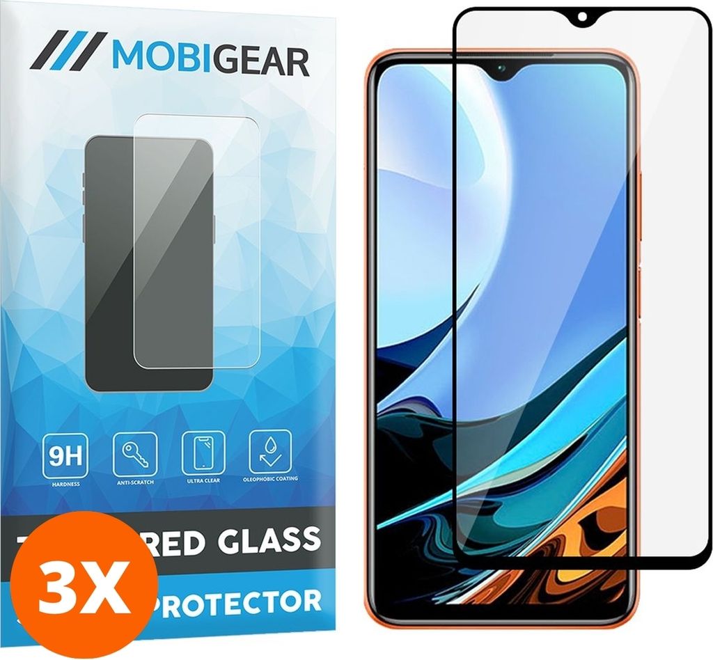 Mobigear Premium 9.98 Xiaomi Redmi 9T Panzerglas Gehärtetes Produktbild 