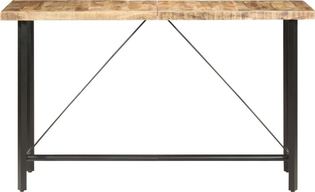 "2026 MODERNE"Bartisch/Esszimmertisch - Küchentisch 2 Per - Modernes Design - 180x70x107 cm Raues Mangoholz - Esstische CC6465018