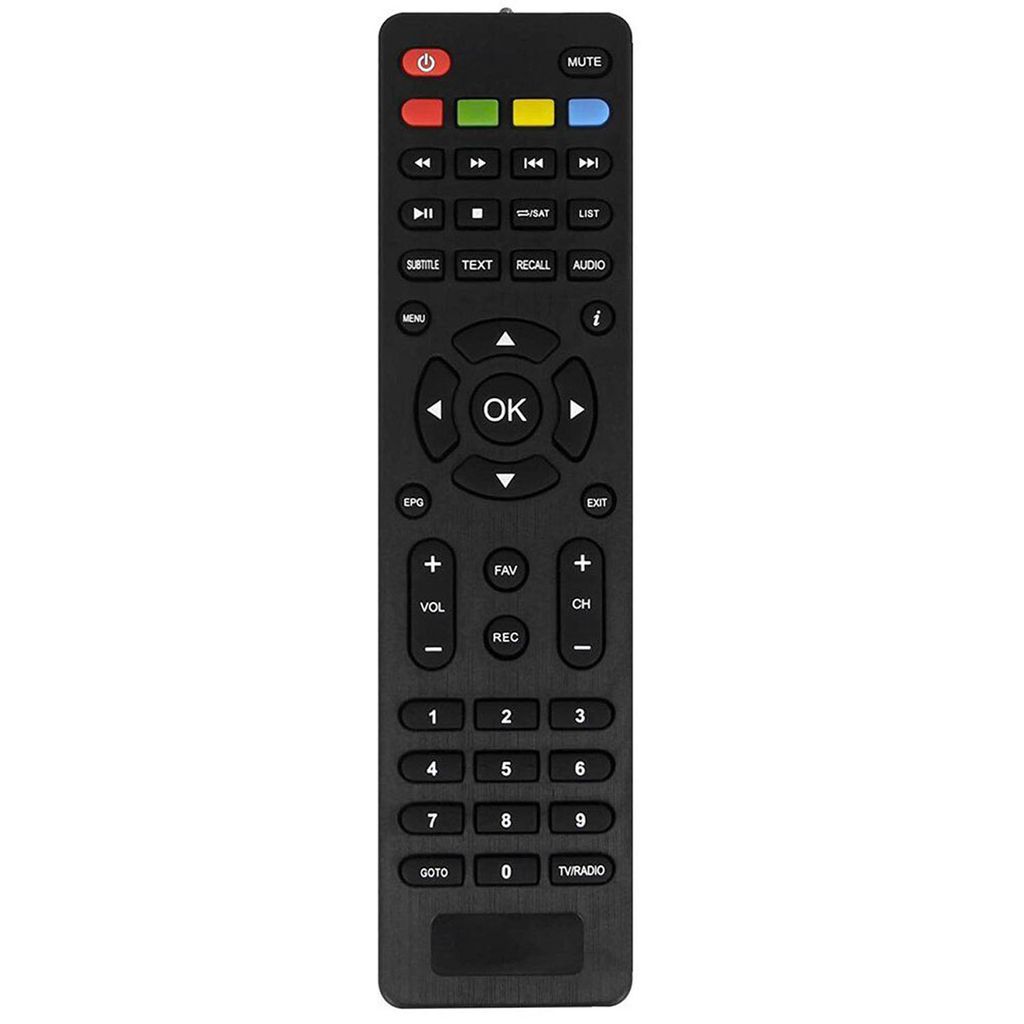 ORSEM Fernbedienung Original für Amstrad | HD-LINE | Echosat | MK-Digital | SAT-TN | Nokta-Digital Sat Receiver Remote Control Schwarz