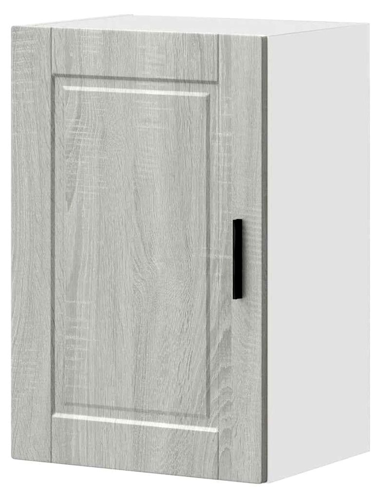 Tomostar Oberschrank für Küche, Hängeschrank, Wandschrank, Porto Sonoma, Grau, Holz, 40 x 31 x 60 cm