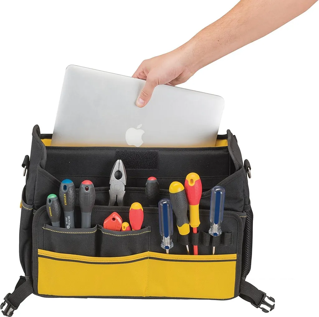 Sacoche Stanley FatMax robuste pour ordinateur avec base rigide étanche - 2